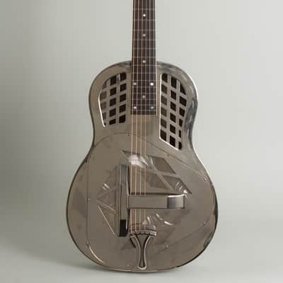 National  Tricone Exploding Palm Tree Resophonic Guitar (1937), ser. #A-2909 image 1