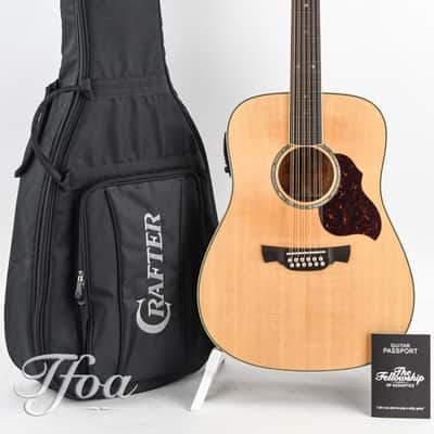 Crafter D8 12N AE 12 String Mahogany Spruce 2016 Near Mint image 3