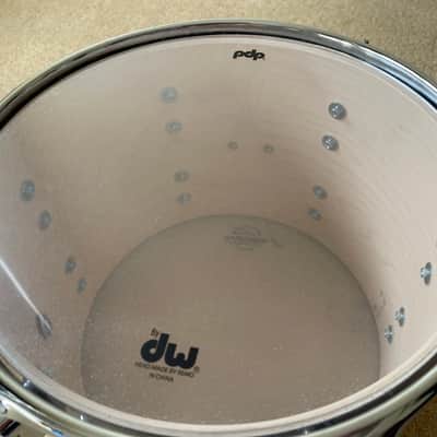 PDP Concept Maple 8-Piece Shell Pack - Silver to Black Sparkle Fade (Upgraded Double Kick Drum Setup) image 16