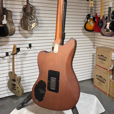 Fender Acoustasonic Standard Jazzmaster - Honey Burst & PLEK*D #866 image 15