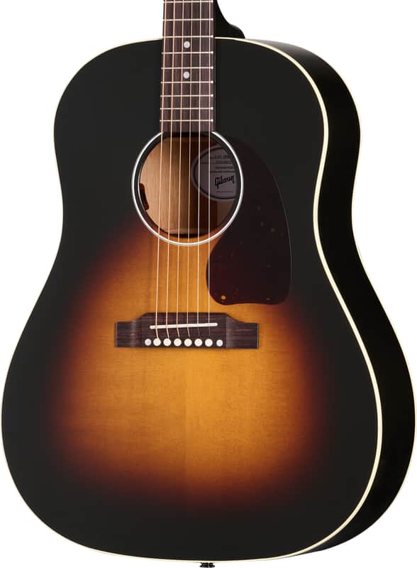 Gibson J-45 Special Dreadnought Acoustic-Electric Guitar, Solid Spruce Top, Satin Vintage Sunburst image 1