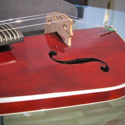 Vintage Johannes Pugh Violinett #589 Bowed Tabletop Violin Near Mint with Original Hard Shell Case image 12