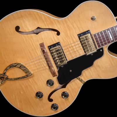 Guild X-170B Manhattan Hollow Body Electric Guitar 1998 Natural w/ Hard Case image 1