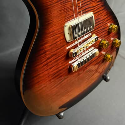 PRS SE McCarty 594 Singlecut Electric Guitar Black Gold Burst w/ Gig Bag image 5