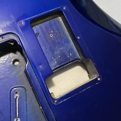 1990 Japan Charvel 275 Deluxe Candy Blue Guitar Body Floyd Ready image 18