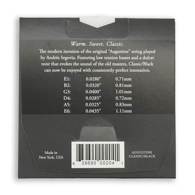 Augustine Classic Black Low Tension image 2