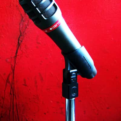 Vintage 1980's Audio-Technica ATM29HE dynamic hyper cardioid microphone Low Z w accessories # 2 image 5