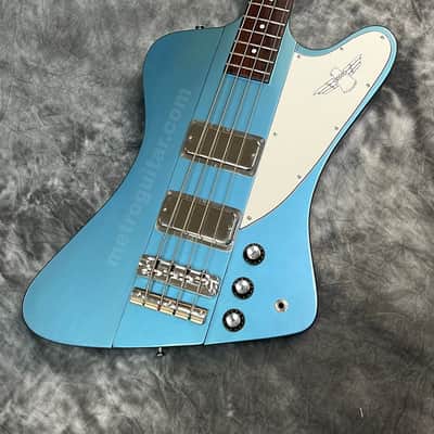 1976 Gibson Thunderbird Bass - Aged Pelham Blue Restoration image 1