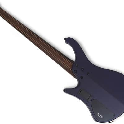 Ibanez EHB1505MS Headless 5 String Bass Pacific Blue Burst Flat B-Stock image 4