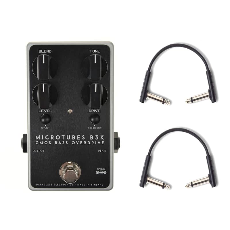 Darkglass Electronics Microtubes B3K Overdrive v2 w/RockBoard Flat Patch Cables Bundle image 1
