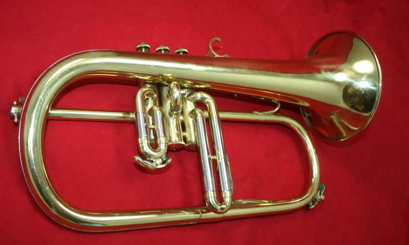 Couesnon Star Bb flugelhorn 1970's - Lacquered Brass image 1