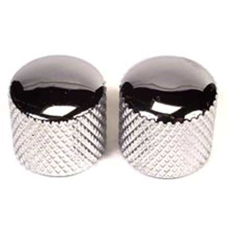 Peavey Chrome Dome Guitar Knobs Set Of Two image 1