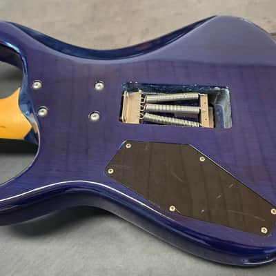 ESP M-III CUSTOM SHOP Cyber Joint Prototype Ash & Mahogany HSS Super Strat FR Floyd Rose Mirage II Guitar image 11