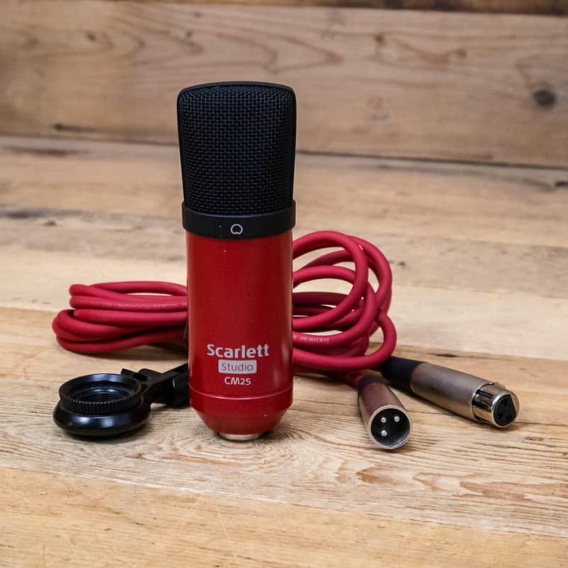 Focusrite CM25 Condenser Microphone CM-25 Scarlett Mic MK1 Black U283928 image 1