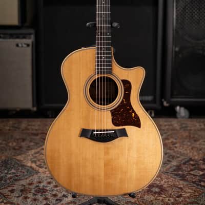 Taylor 414ce Studio Grand Auditorium Acoustic/Electric Guitar - Natural with Gig Bag image 3