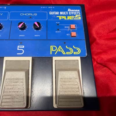 Ibanez PUE5 Guitar Multi-Effect 1980s - Blue image 6