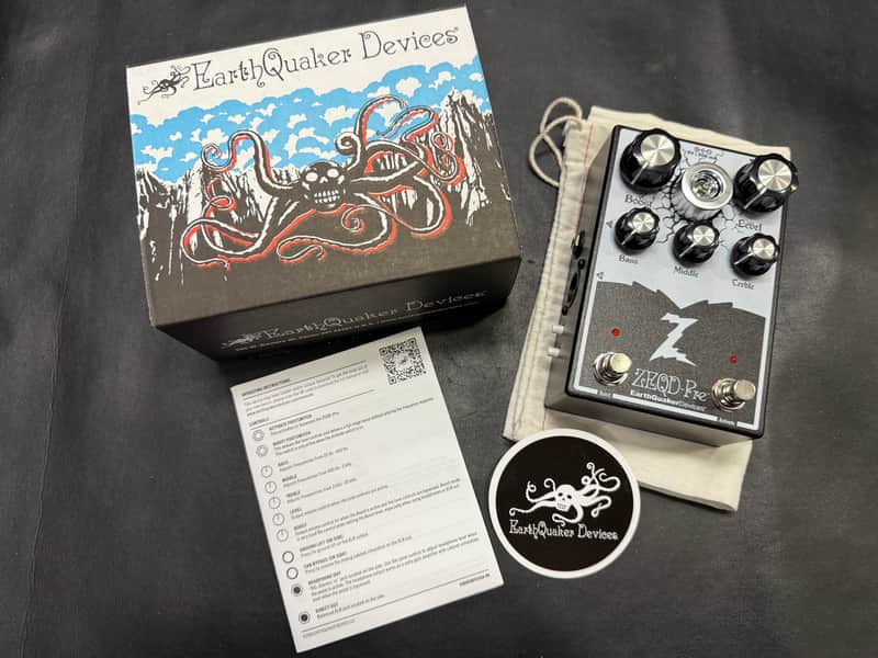 EarthQuaker Devices ZEQD-Pre Guitar Tube Preamp Pedal w/XLR cab Sim Output - New! image 1