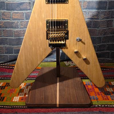 Black Diamond Handmade The Korina "Super V" Natural w/ OHSC, CoA & Floyd Rose image 8
