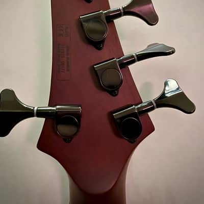 Redsub Colisem Fan Fret 36.5"with roasted neck and Luminlays 2020 Blueburst image 9