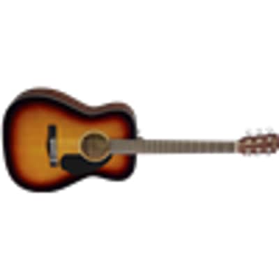 Fender CC-60S Concert Solid Spruce Top Acoustic Guitar Sunburst image 5