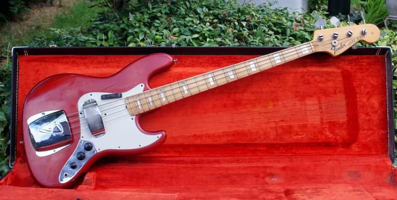 Fender Jazz Bass 1973 - Candy Apple Red image 1