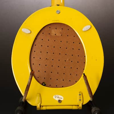 Danelectro Toilet Seat Guitar 1969 Yellow image 2