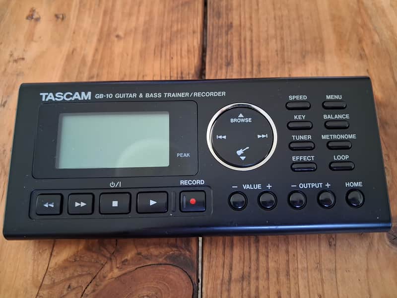 TASCAM GB-10 Guitar/Bass Trainer with Recorder 2010 - Present - Black image 1