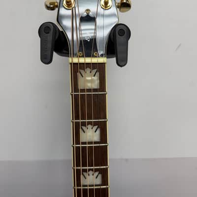 Used Epiphone EJ-200CE VS Super Jumbo Acoustic Electric Guitar Vintage Sunburst with Case 2011 image 5