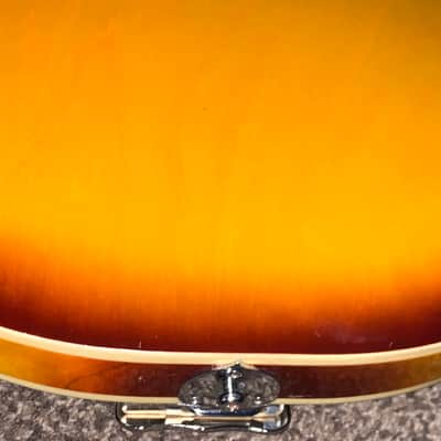 Vintage Toledo  Es 335 style semi hollow body electric guitar guitar made in japan 1970s Sunburst image 6