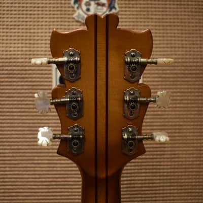 Vintage 1958 Hofner Committee Acoustic Birds Eye Maple Archtop Guitar w/ Case image 10