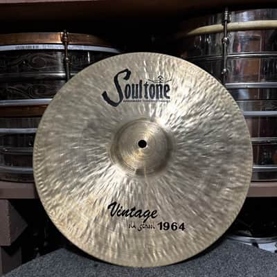 Soultone 14" Vintage Old School 1964 Hihat Cymbals image 2