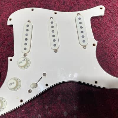 Fender Stratocaster 1974 - 1975 Loaded Pickguard Factory Original Wiring Harness image 2