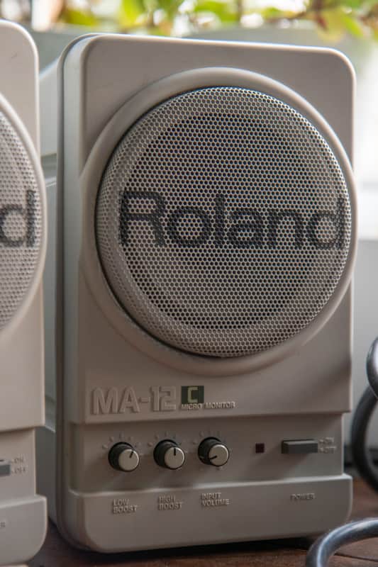Roland MA-12C - Monitors (Pair) Vintage / Made in Japan | Reverb