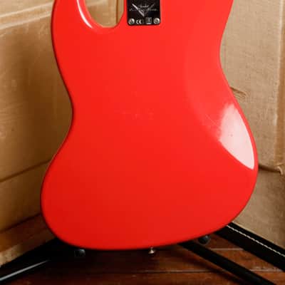 Fender Custom Shop LTD '64 Jazz Bass Journeyman Aged Fiesta Red Pre-Owned image 14