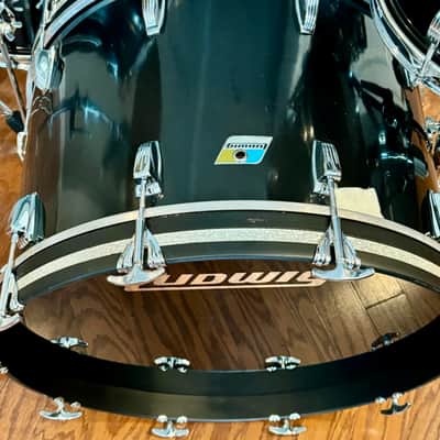 Ludwig Classic maple 22/18/16/13 black cortex 70s image 4