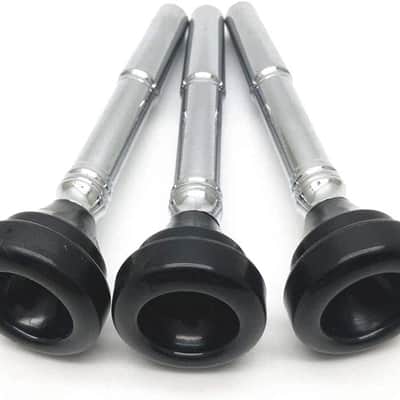 3pcs Trumpet Mouthpiece 3C 5C 7C Black Plastic and Metal Mouthpiece image 1