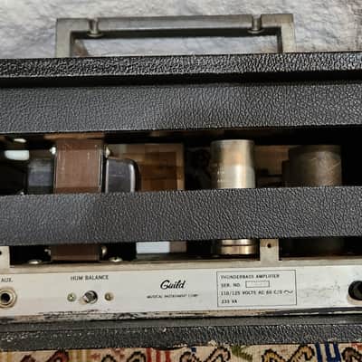 RARE! Guild Thunderbass 60 Guitar/Bass Tube Head 1971 USA image 7