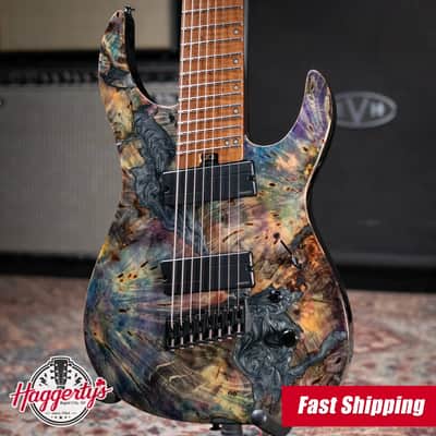 Skervesen Swan 8FF Multi-Scale 8-String Electric Guitar w/ Case