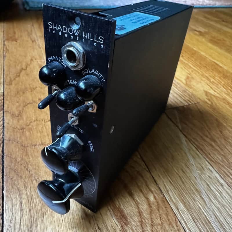 Shadow Hills Mono GAMA 500 Series Mic Preamp Module 2010s - Black image 1