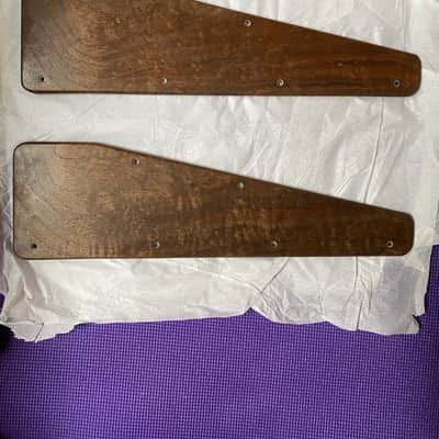 Custom highly figured walnut sides for Oberheim OB-XA