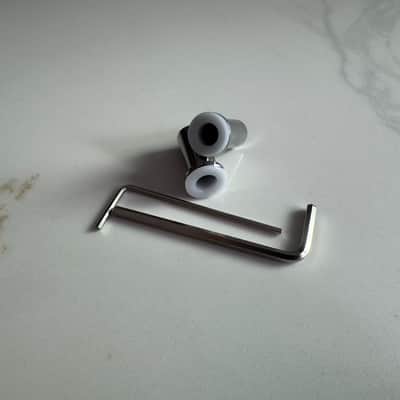 Chrome Plated Brass Fender Jazzmaster / Jaguar Offset Bridge image 6