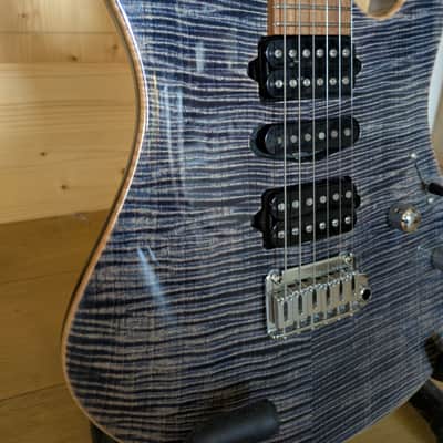 Suhr Modern Plus HSH (Trans Blue Denim Slate) – Excellent Condition, Case Candy & No Wait Time! image 13