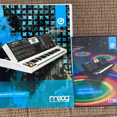 Moog MiniMoog Voyager Electric Blue Edition 44-Key Monophonic Synthesizer 2006 - 2015 - Black Cabinet image 6