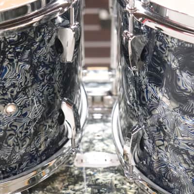 Pearl Export EXR Limited Edition 4pc Drum Kit Set - Blue Prism 22/16/13/12" image 15