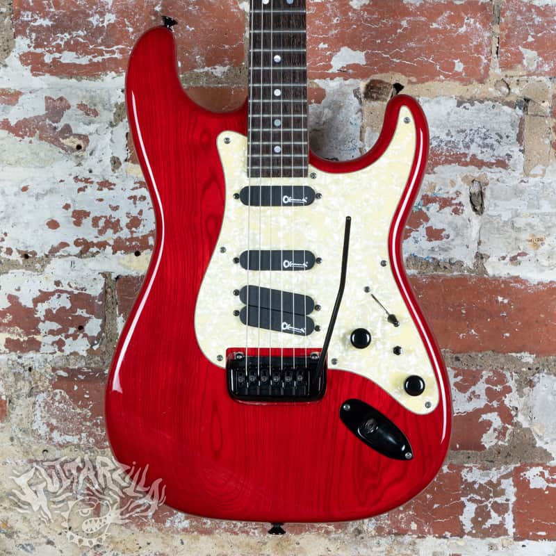 1993 Charvel ST Custom Transparent Red