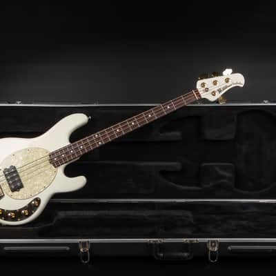 2012 Ernie Ball Music Man PDN Classic StingRay 4 - Gilded White | USA Limited Edition 1 / 200 Bass 4-String Matching Headstock & Neck Gold Hardware Active / Passive | OHSC image 2