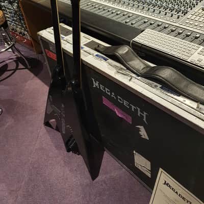 Dave Mustaine's  Personal Dean Double Neck Flying King V VMNT Megadeth Tour Guitar Signed by him KV1 image 17