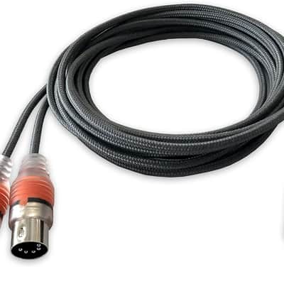 2m/6.5ft High-Speed USB MIDI Cable, Plug & Play USB to MIDI Interface Adapter with 32 Inputs or Outputs for Extensive MIDI Setup for PC/Mac, MIDI to USB for Editing and Recording image 2