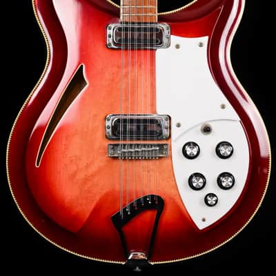 Rickenbecker Modell 381/12 from 1990 in Fire Glow with Case image 4