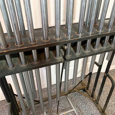 Jenco 1.5 Octave Chrome 1" Tubular Orchestral Chimes w/Foot Damper image 7